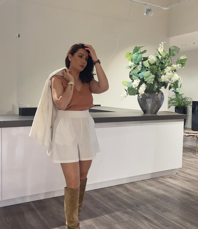 G-maxx Yves Shorts Bright White