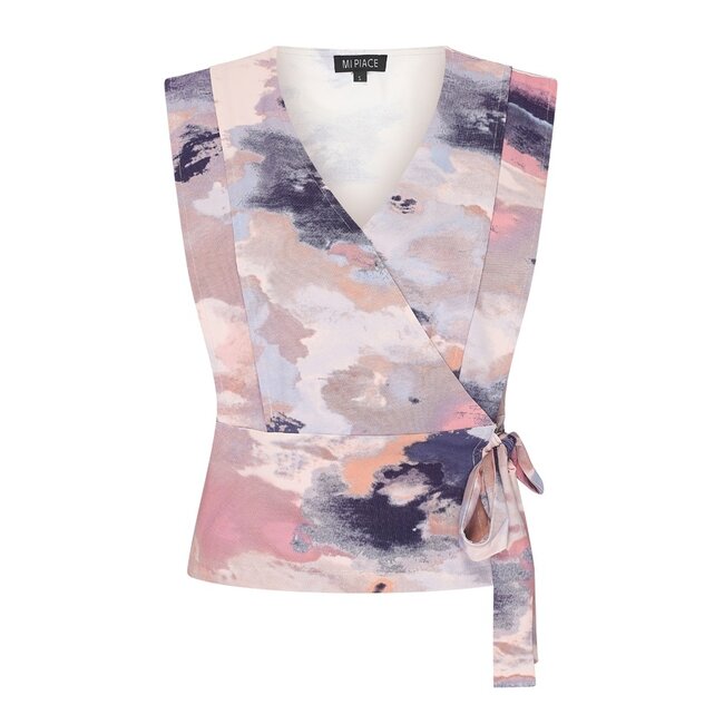 MI PIACE Travel Top Monet Print 2508 Multicolour