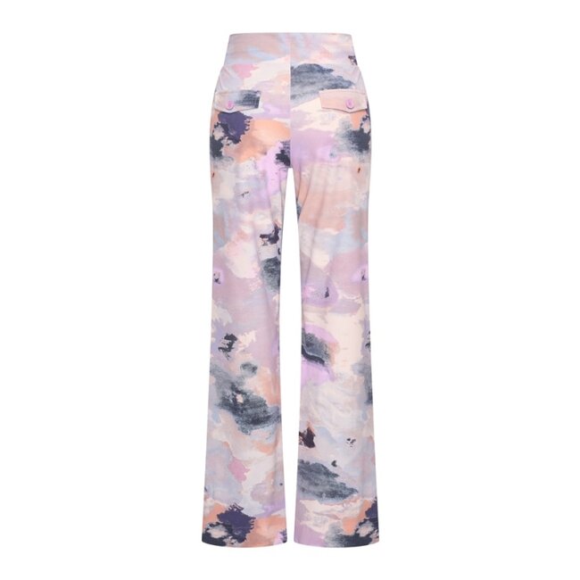 MI PIACE Travel Broek Monet Print 2089 Multicolour