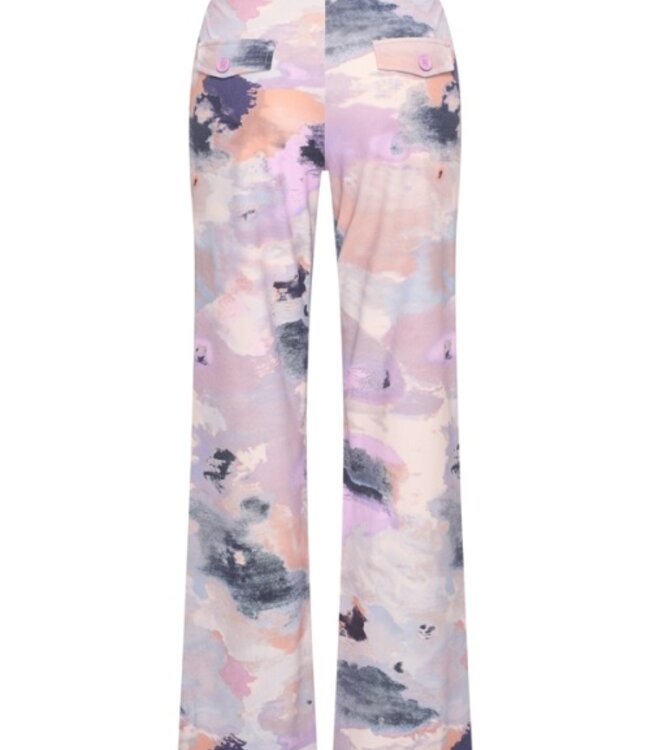 MI PIACE Travel Broek Monet Print 2089 Multicolour