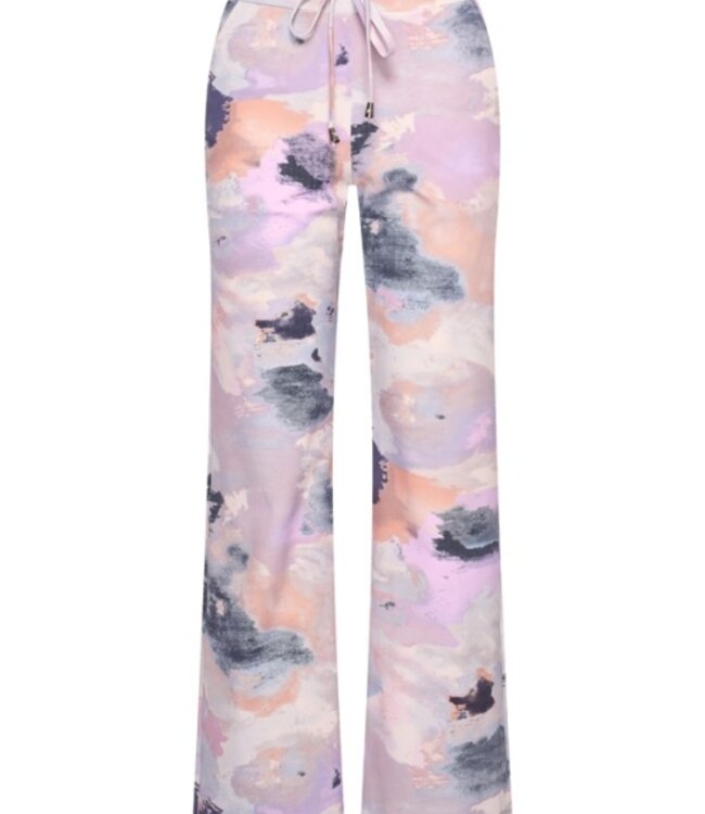 MI PIACE Travel Broek Monet Print 2089 Multicolour