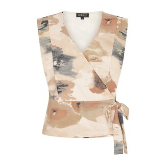 MI PIACE Travel Top Monet Print 2508 Beige