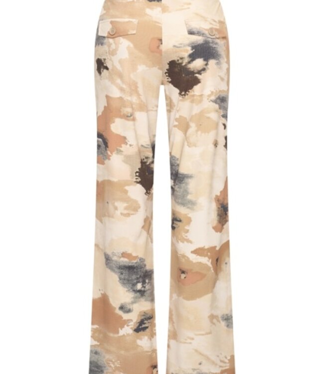 MI PIACE Travel Broek Monet Print 2089 Beige