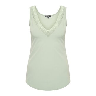 MI PIACE Top met Kant Uni 2129 Lilypad