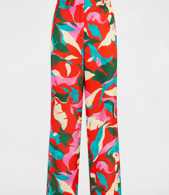 Morgan Printed Straight Trousers 251-Prou Multicolor