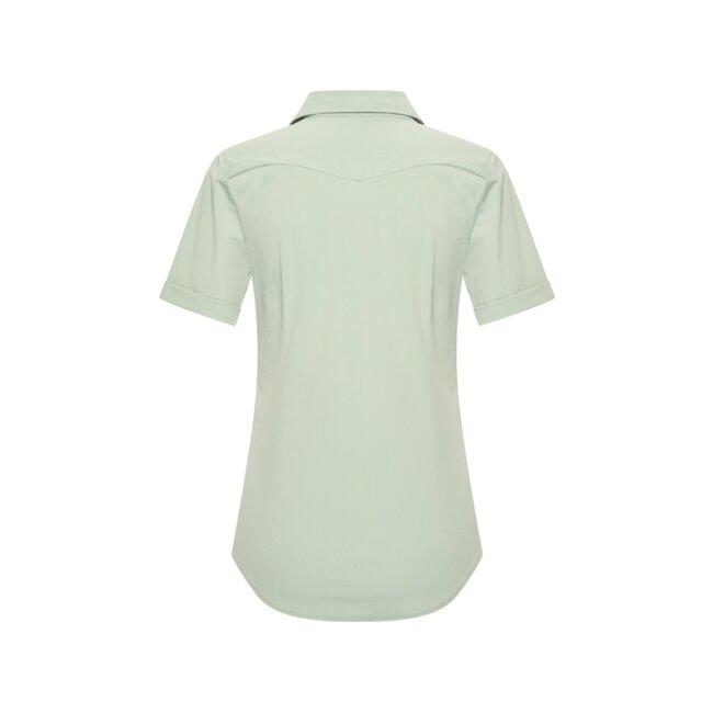 MI PIACE Travel Blouse Korte Mouwen Uni 2031 Lilypad