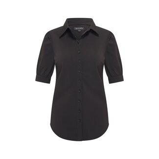MI PIACE Travel Blouse Korte mouwen Uni Black 2270