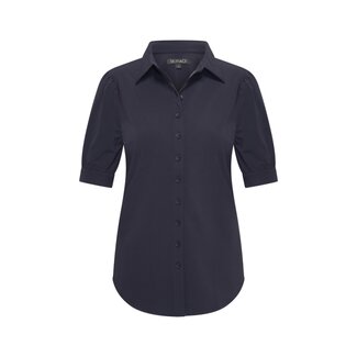 MI PIACE Travelstof Blouse Korte mouwen 2270 Dark Blue