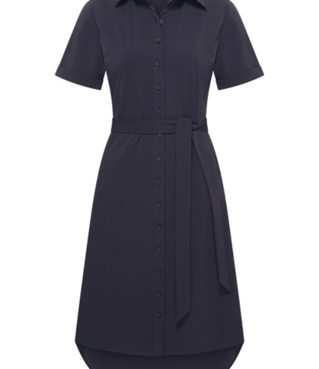 MI PIACE Travel Jurk Uni Dark Blue 2079