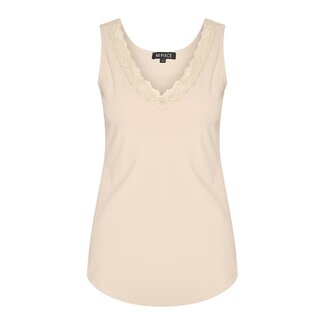 MI PIACE Travel Top Met Kant 2129 Beige