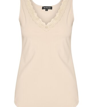 MI PIACE Travel Top Met Kant 2129 Beige