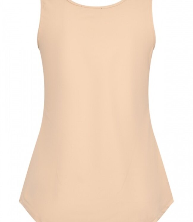 MI PIACE Travel Top Kant Uni Sand 2129