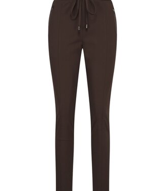 MI PIACE Travel Broek Uni 2060 Dark Brown