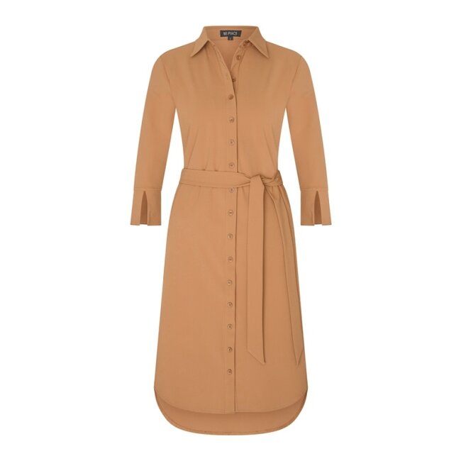 MI PIACE Travel Jurk Uni 2092 Mocca