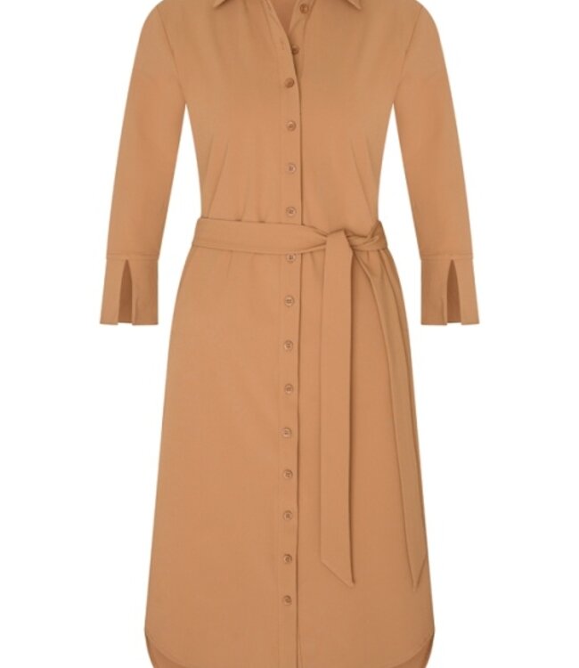 MI PIACE Travel Jurk Uni 2092 Mocca