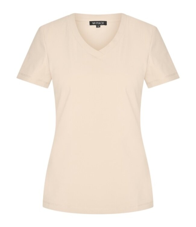 MI PIACE Travel T-shirt Uni 2080 Beige