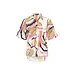 MI PIACE Travel Blouse Wijde Mouw Picasso Print 2502 Multicolour
