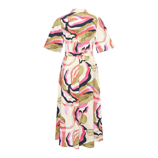 MI PIACE Travel Jurk Picasso Print 2614 Multicolour