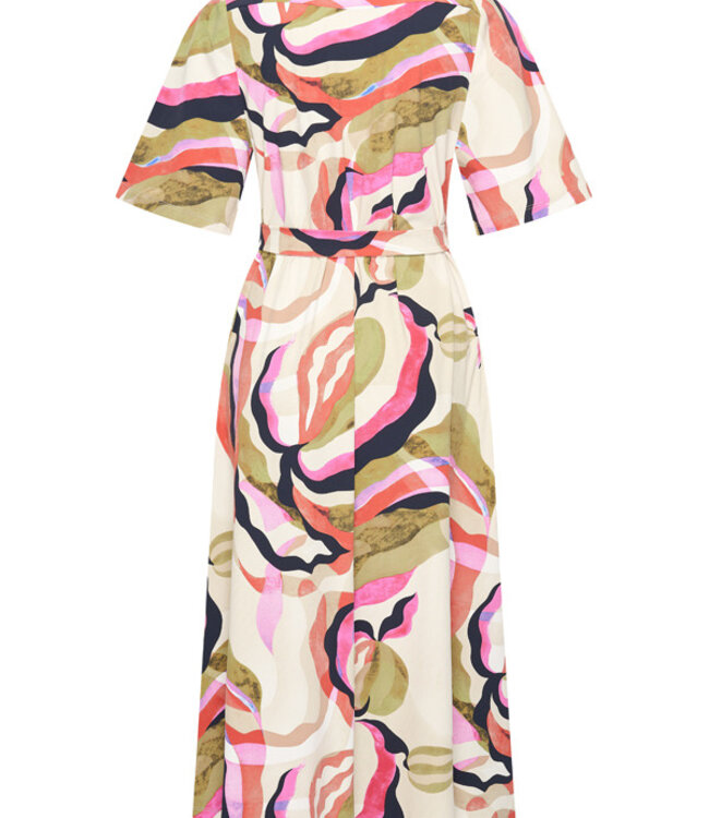MI PIACE Travel Jurk Picasso Print 2614 Multicolour