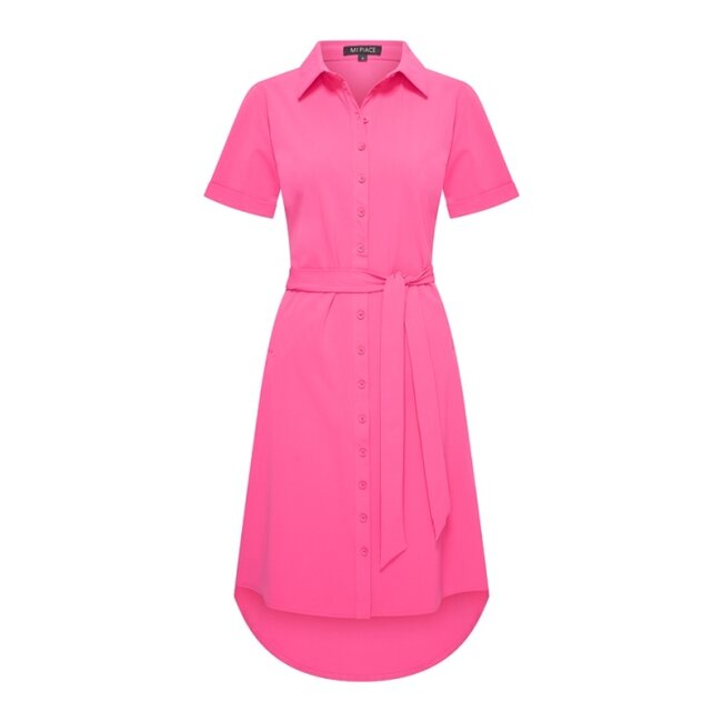 MI PIACE Travel Jurk Uni Fuchsia 2079