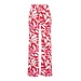 MI PIACE Travel Pantalon Flower Print 2089 Red/Off White