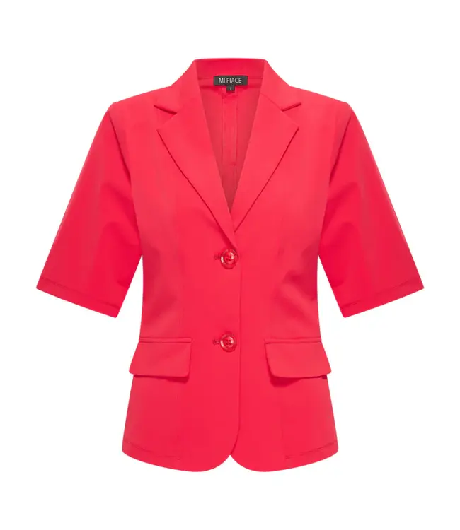 MI PIACE Travel Blazer Korte Mouwen Uni 2622  Red