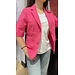 MI PIACE Travel Blazer uni Korte Mouwen 2622 Fuchsia