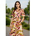MI PIACE Travel Jurk Picasso Print 2614 Multicolour