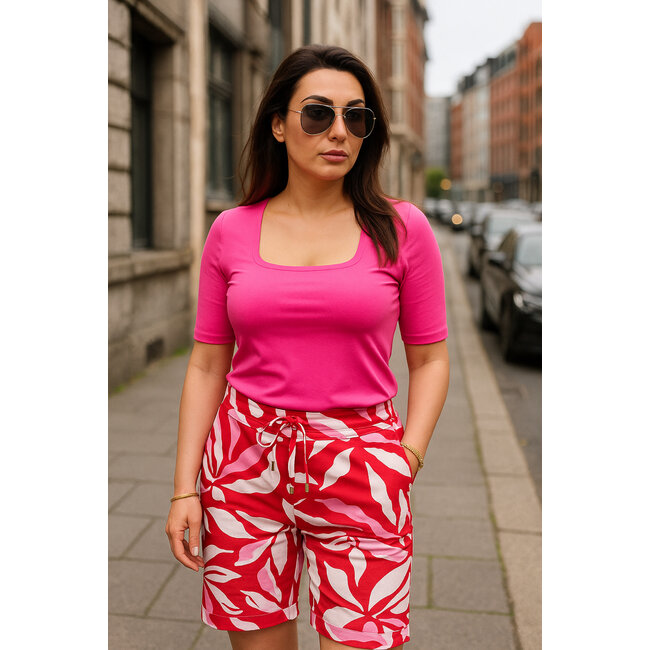 MI PIACE Travel T-shirt Uni 2609 Fuchsia