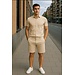 MI PIACE Travel Men Short-Sleeve Shirt 2022 Sand