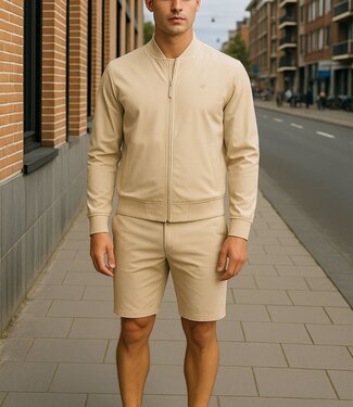 MI PIACE Travel Men Bomber Jack 2051 Sand