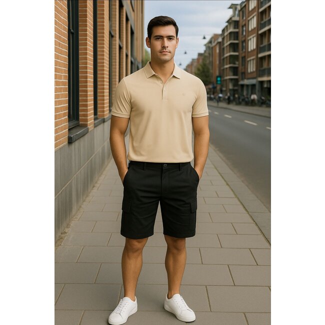 MI PIACE Travel Men Polo Shirt 2013 Sand