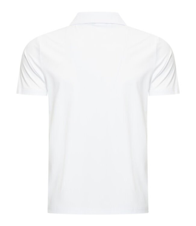 MI PIACE Travel Men V Neck Polo Shirt 2032 White