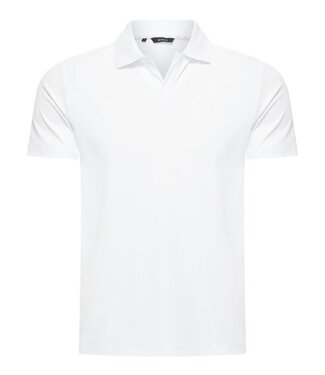 MI PIACE Travel Men V Neck Polo Shirt 2032 White