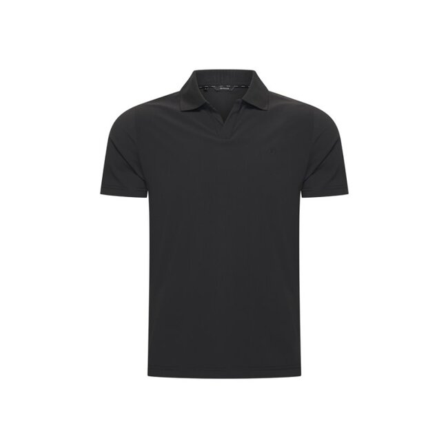 MI PIACE Travel Men V Neck Polo Shirt 2032 Black