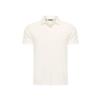 MI PIACE Travel Men V Neck Polo Shirt 2032 Off White