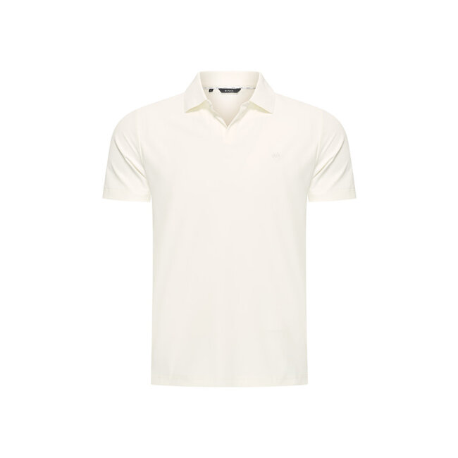 MI PIACE Travel Men V Neck Polo Shirt 2032 Off White