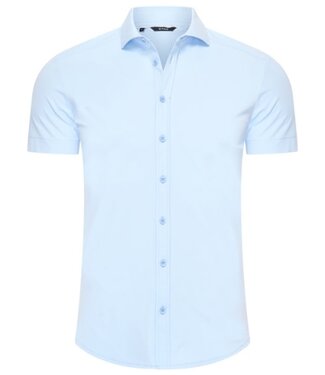 MI PIACE Travel Men Short-Sleeve Shirt 2022 Light Blue