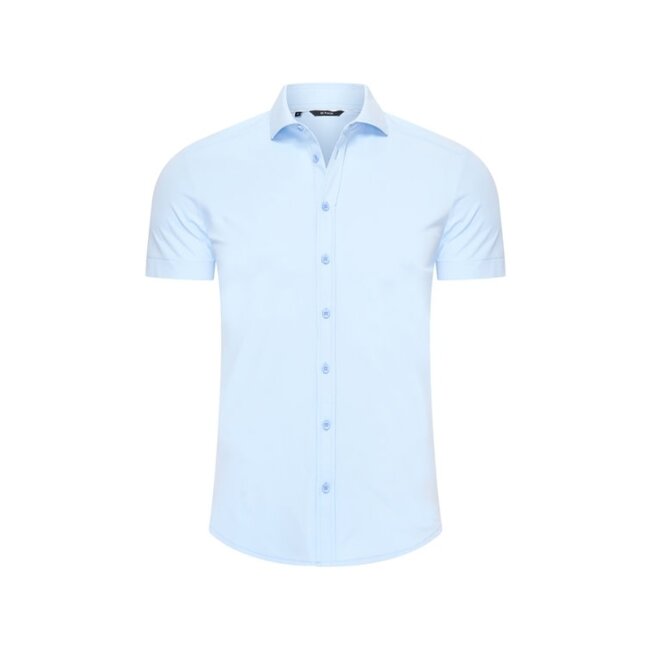 MI PIACE Travel Men Short-Sleeve Shirt 2022 Light Blue