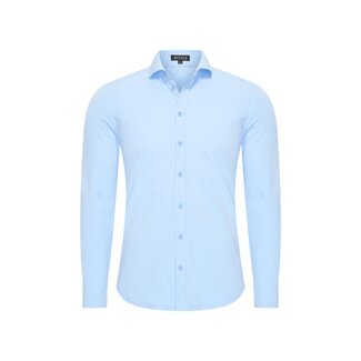 MI PIACE Travel Men Long-sleeve Shirt 2010 Light Blue