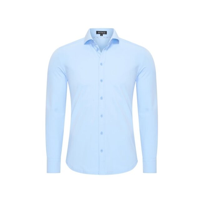 MI PIACE Travel Men Long-sleeve Shirt 2010 Light Blue