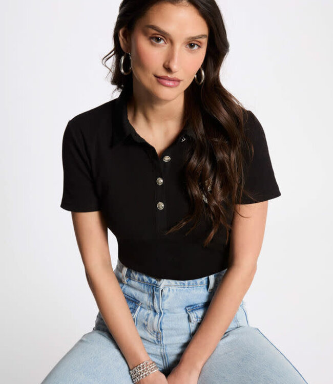 Morgan Short-sleeved t-shirt 252-Dpolla Black