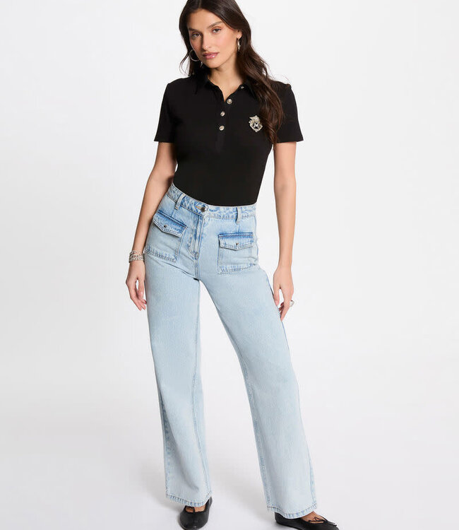 Morgan Short-sleeved t-shirt 252-Dpolla Black