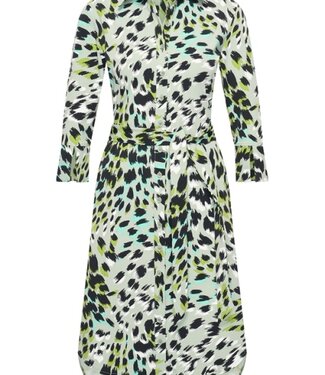 MI PIACE Travel Jurk Camouflage Print  2092 Lilypad Faded