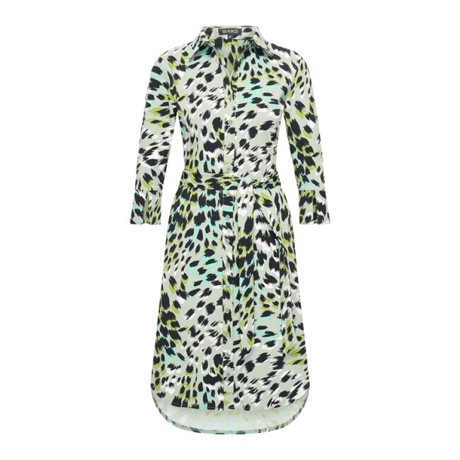 MI PIACE Travel Jurk Camouflage Print  2092 Lilypad Faded