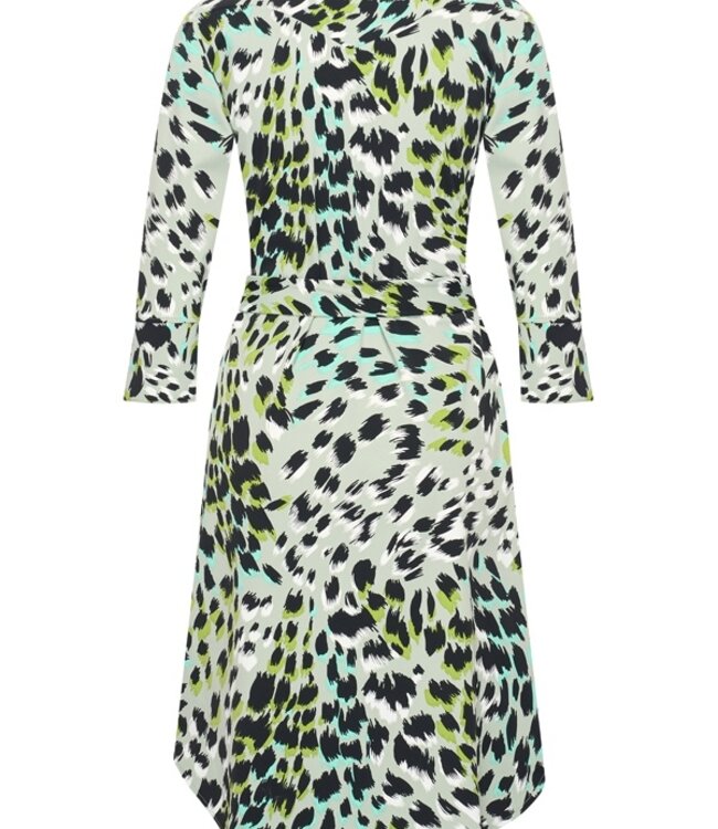 MI PIACE Travel Jurk Camouflage Print  2092 Lilypad Faded