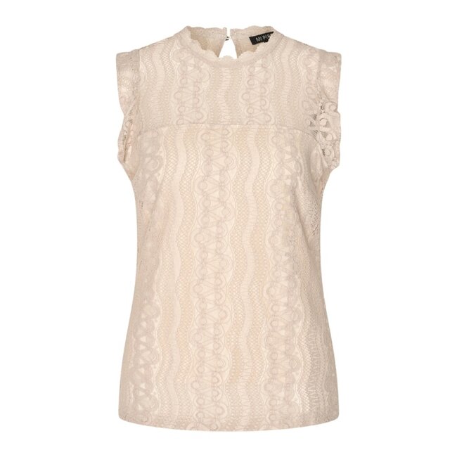 MI PIACE Travel Top Kant Uni 2486  Beige
