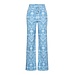 MI PIACE Travel Broek Print Denim Embroidery 2089 Bleached
