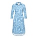 MI PIACE Travel Jurk Print Denim Embroidery 2092A Bleached
