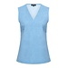 MI PIACE Travel Top Denim Mouwloos 2425 Bleached
